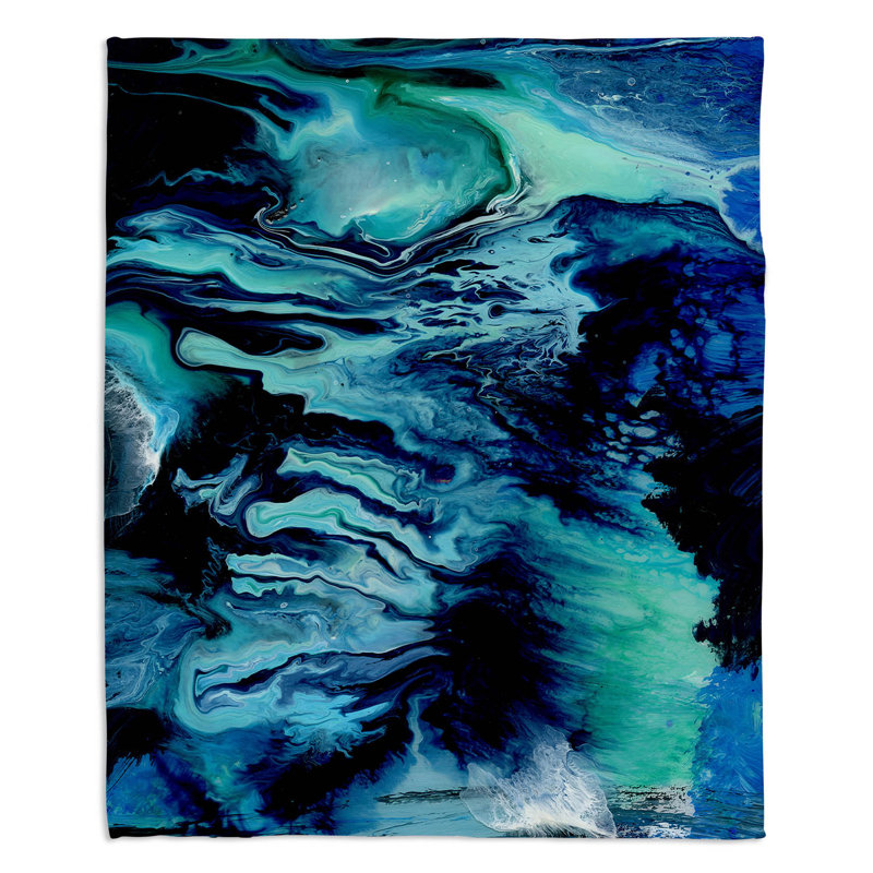 Hand Woven Throw Blanket, 68" W x 80" L
