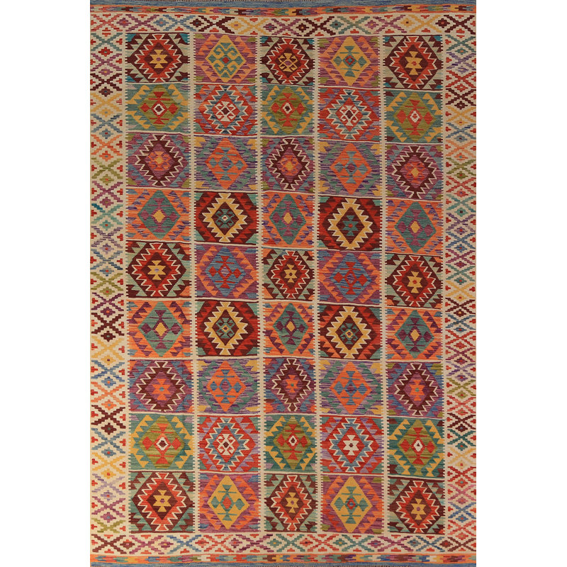 Tapis oriental géométrique 8 x 12
