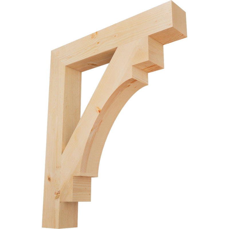 Support l 5 1/2 po x P 38 po x H 46 po Merced, Sapin de Douglas, H 46 po x l 5,5 po x P 38 po