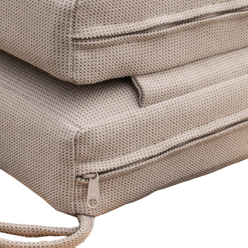 TB Chaise Tommy Bahama 1 - Piece Outdoor Seat/Back Cushion, 24"W x 79"L, Bamboo Bay Sand