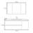 Retro minimalist style bathroom cabinet