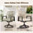 Kerrie 6 - Person Rectangular Outdoor Dining Set With Swivel Chairs & Cushions