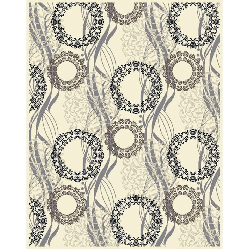 Geometric Indoor Rug, Rectangle 2'.0" x 3'.0"