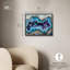 Toile Stellar Shard Core, art de la géode bleue par Art Remedy-115150562-115150568