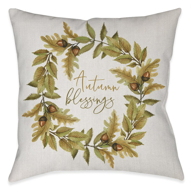 Autumn Blessing Throw Pillow