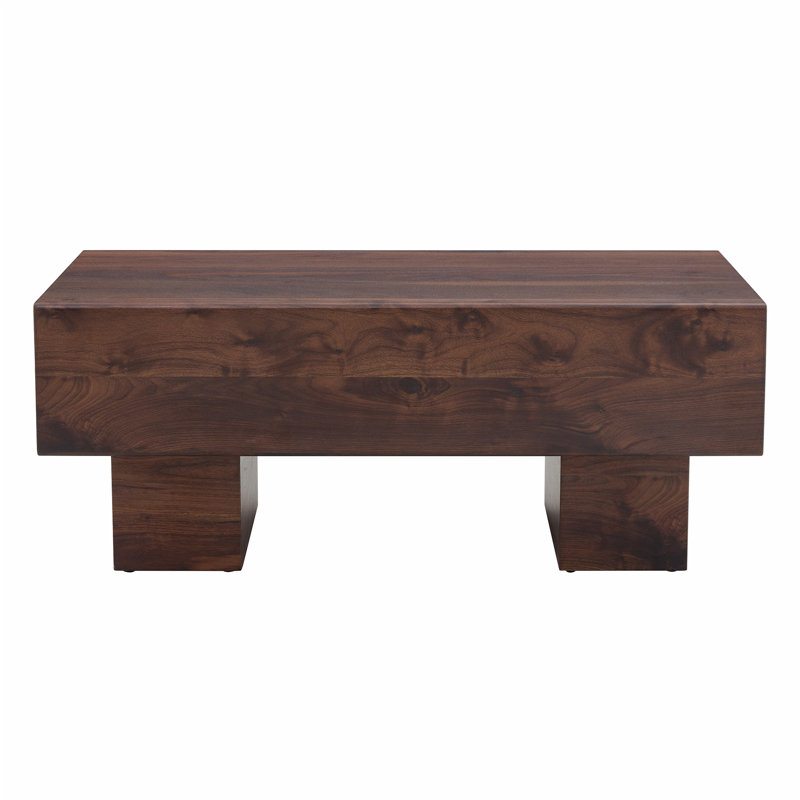 Modern Simple Texture MDF Coffee Table - 43.3"x21.6"x17.2" Practical Model.Making it an ideal addition to any living room or apartment.
