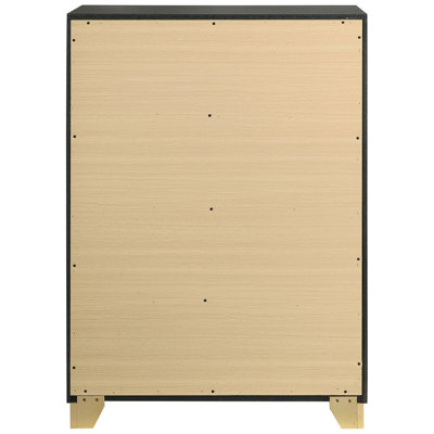 Sophia Black 4-drawer Chest