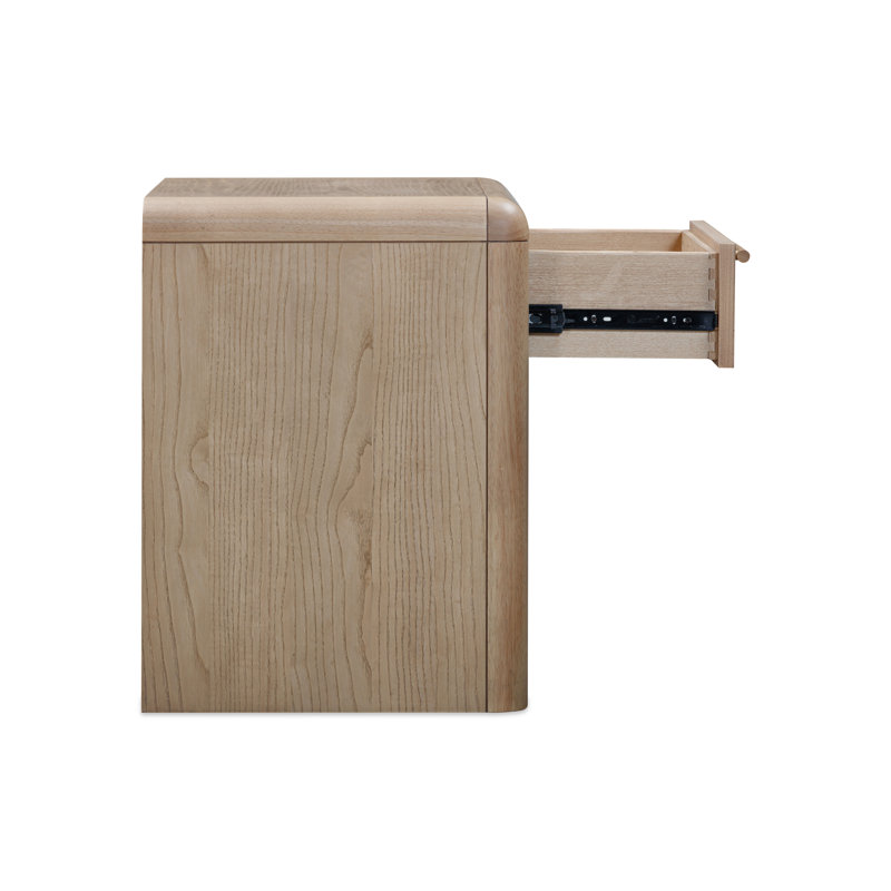 Furano One Drawer Wood Nightstand | Stylish & Functional