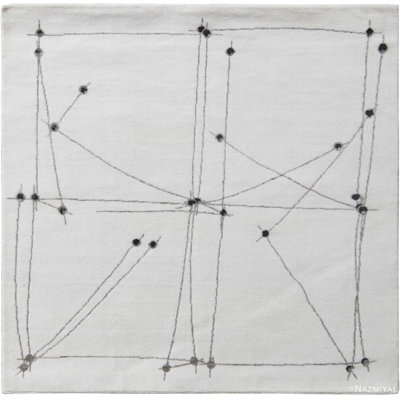 One-of-a-Kind Rectangle 4'2" X 4'3" Area Rug