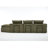 Upholstered Sectional Sofa Couch-395920434
