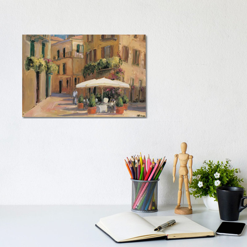 Café Bordeaux by Allayn Stevens - Wrapped Canvas Print, 20.32 cm H x 30.48 cm W