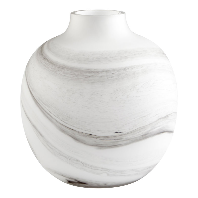 Moon Mist Glass Table Vase