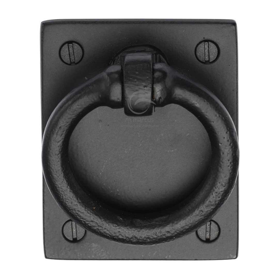 Heritage Brass Ring Drop Pull on Plate
