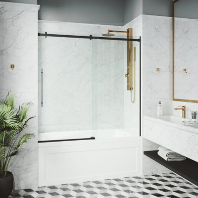 Luca Frameless Sliding Tub Door
