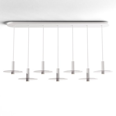 7 - Light LED Kitchen Island Pendant