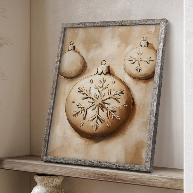 Art des Fêtes de Noël - Série 2 - CDXVI, reproduction encadrée - bois massif, H 15 po x l 12 po