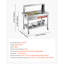 Table chauffante commerciale 9 x 1/3 casseroles