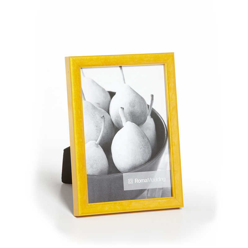 Lavo Wood Matte Picture Frame, Yelllow