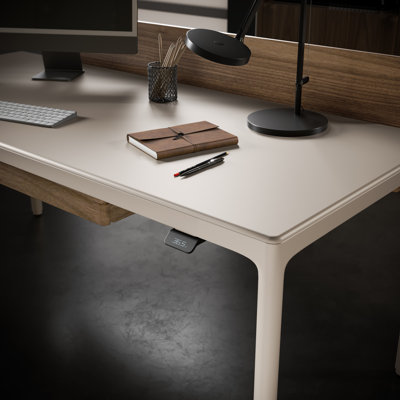 Luma Office - Lift Desk - 48" x 24" - Black