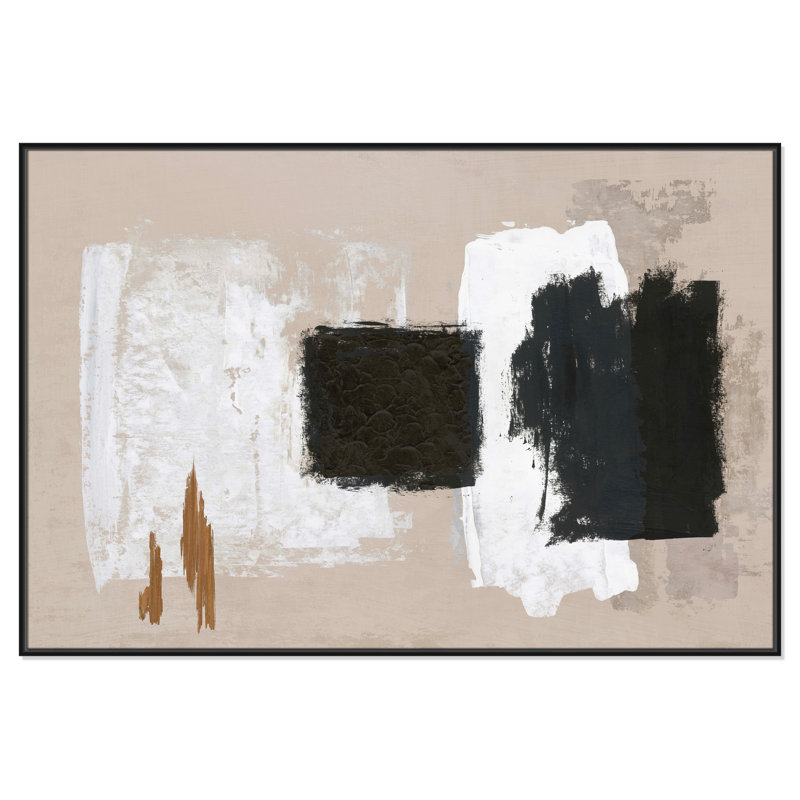 Imone - Floater Frame Canvas, Black, 41.5" H x 61.5" W