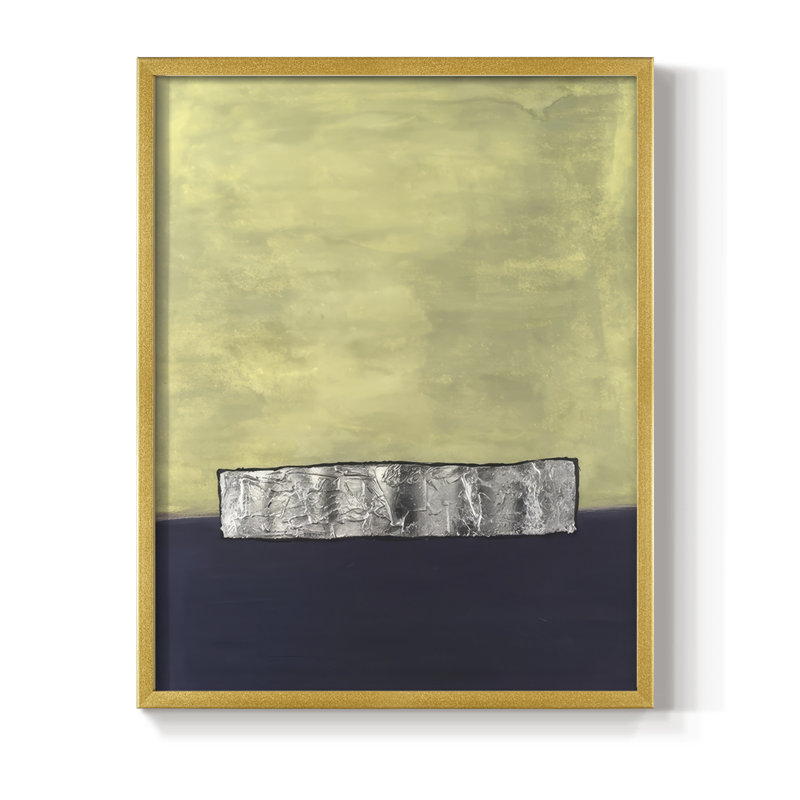 Colorfield Compliment I Framed Print - Solid Wood