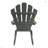 Outdoor Or Indoor Wood Adirondack Chair, Foldable, Grey