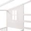 Lit simple en bois avec structure en L, clôture et sommier à lattes pour enfants et invités-1886609919
