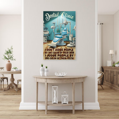 Dentaire sur impression sur toile