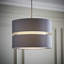 Lynx 24.5 cm H Drum Pendant Shade ( Clip On )-1431123677