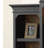 Left Pier Cabinet With Heirloom Black Finish, No Assembly Required, Perfect For Traditional And Modern Decor