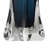 Laguana Glass Ombre Tulip Abstract Decorative Dark Blue Vase with Clear Base-1241261738