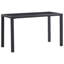 Theta Rectangular Wicker Outdoor Dining Table , 123cm cm W 60cm cm D-710636277