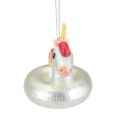 Ornement de Noël 6,5 "en forme de licorne