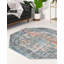 Tapis oriental rouge / bleu Alabama-1080001005