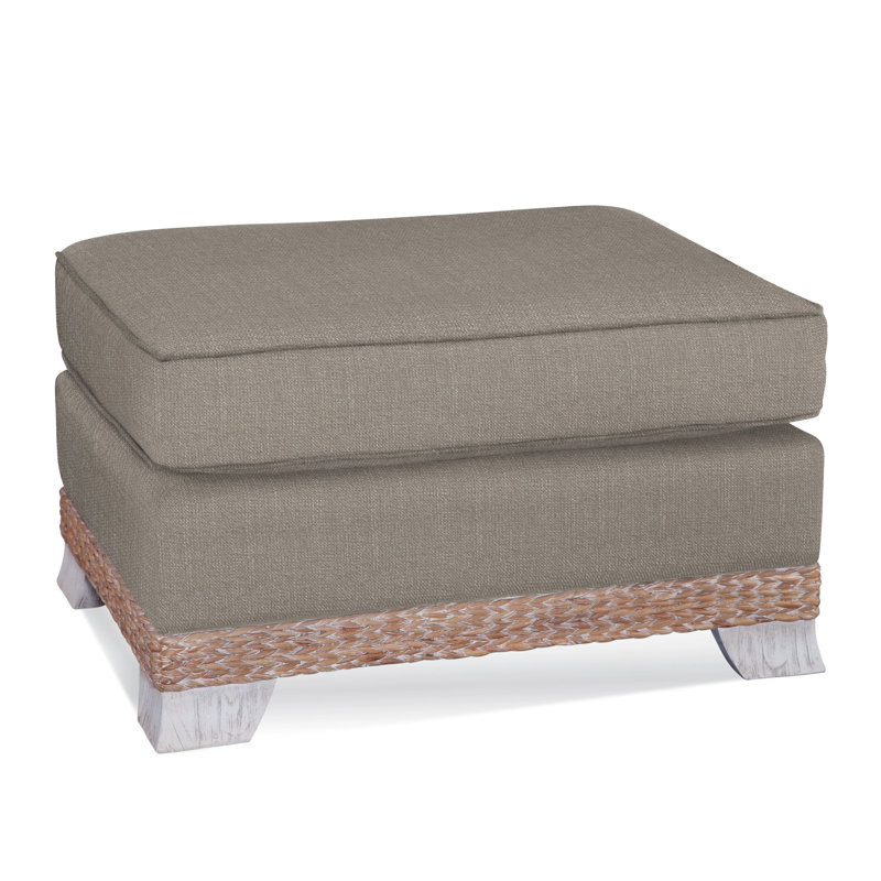 Fairwind Upholstered Ottoman, Stone Crypton Performance; 0884-83