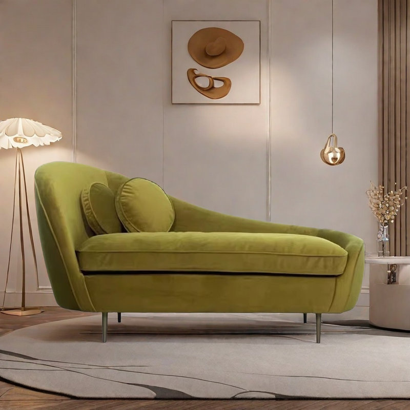 Chaise longue confortable et respirante, Accoudoir à gauche (vu de face)