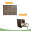 Armoire lit escamotable avec station de charge et grand tiroir de rangement, lit escamotable pliable en placage géométrique pour bureau à domicile, salon, brun-2110203154