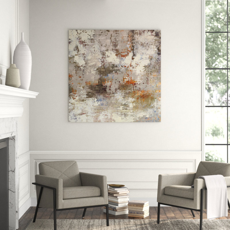 Color Shift Print, 40" H x 40" W, Knife Gel