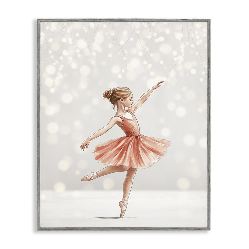 Giclée encadrée «Dancing In The Light», conception par Christine Simpson Art, Giclée de ferme grise encadrée