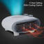 Geepas 2000 Watt 2000 BTU Electric Compact Space Heater with Adjustable Thermostat