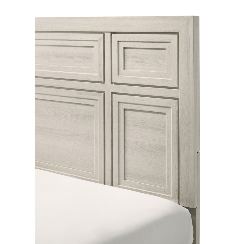 Lit de style contemporain, Antique White, Queen