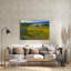 Art mural en verre Latitude Run «Early Morning Golf Course View» par sri Rao-94009262