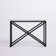 Calix Glass Top Console Table