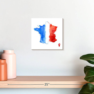 Borges Map Of France Flag