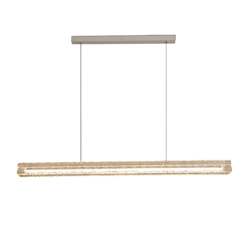 Luminaire suspendu moderne en cristal minimaliste, table de salle à manger et comptoir de bar moderne à usage domestique