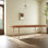 Oak Rectangular Solid Wood Top with Solid Wood Base Dining Table