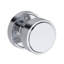 Vashon Privacy Knob with Recessed Round Rose in Unlacquered Brass-227734501