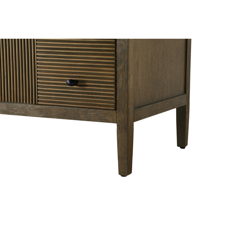 42 inch Single Bathroom Vanity, Hazel Oak