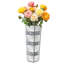 Crystal Silver Glass  Table Vase