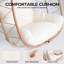 Chaise hamac suspendue et pliable en métal
